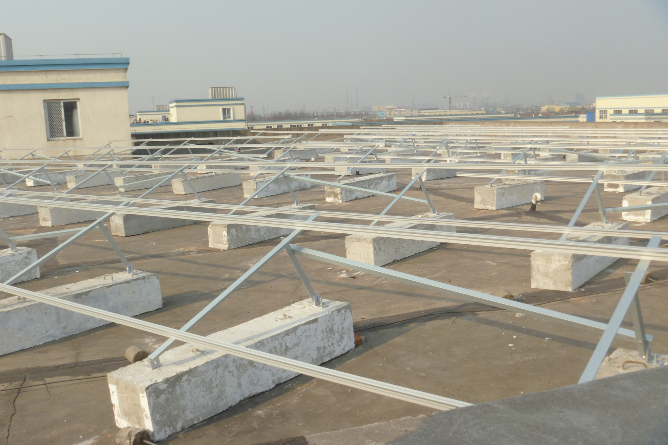 China 330kW aluminum Solar Mounting Rack